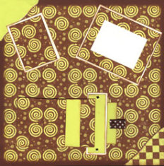 Scrapbook Page Kit with Waterfall