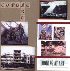 Marines Scrapbook Layout