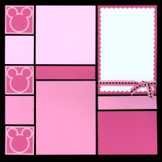 Disney Scrapbook Layout