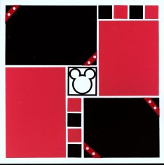 Disney Scrapbook Layout
