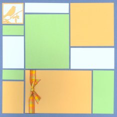 Mosaic Summer Scrapbook Page Kit Song to Sing