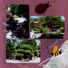 Norfolk Botanical Gardens Scrapbook Layout