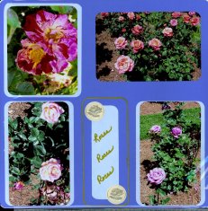 Norfolk Botanical Gardens Scrapbook Layout
