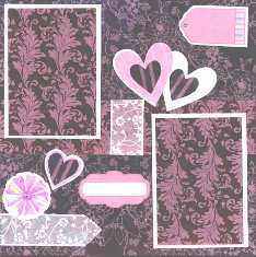 Personal Shopper Scrapbook Layouts Jan 2010