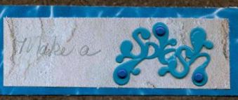 Scrapbook Layout with Brads for Scrapbooking