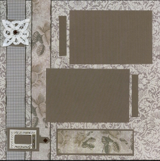 Scrapbook Layouts with Scrapbook Ribbon