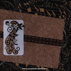 Personal Shopper Scrapbook Layout December 2011