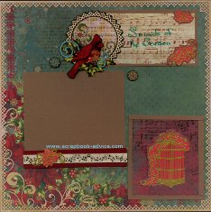 Personal Shopper Scrapbook Layout November 2011