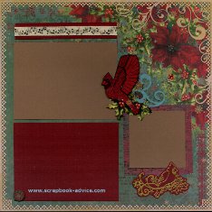 Personal Shopper Scrapbook Layout November 2011