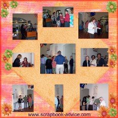 Retirement Scrapbook Layout Ideas
