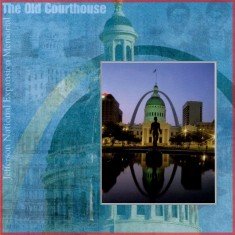 St Louis Arch Gateway to the West Scrapbook Layout