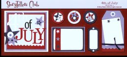Storytellers Scrapbook Page Kit July 4 Storytellers Scrapbook Page Kit July 4