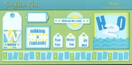 Storytellers Scrapbook Page Kit Water