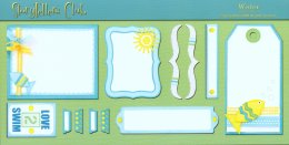 Storytellers Scrapbook Page Kit Water