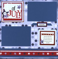 Storytellers Scrapbook Page Kit July 4