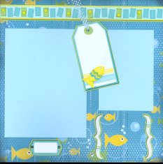 Storytellers Scrapbook Page Kit Water