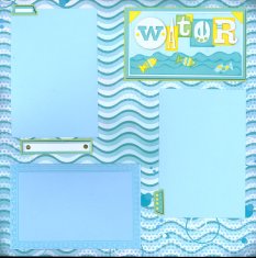 Storytellers Scrapbook Page Kit Water
