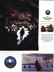 USAF Combat Camera Squadron Scrapbook Layout
