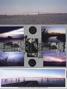Charleston SC Scrapbook Layout Bridge 2 Left