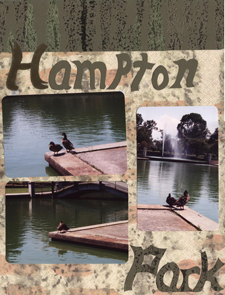 Charleston SC Scrapbook Layout