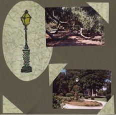 Charleston SC Scrapbook Layout