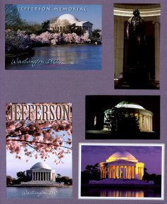 Washington DC Scrapbook Layout