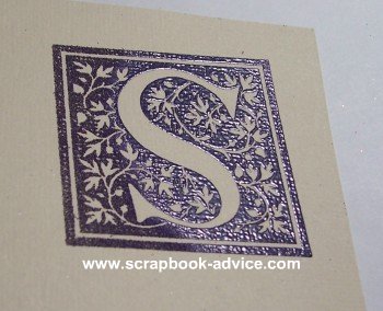 Rubber Stamp Embossed Heated Image Rubber Stamp Embossed Heated Image