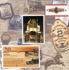 Firefighters Scrapbook Layout