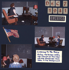 Marines Scrapbook Layout