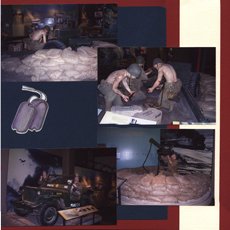 Marines Scrapbook Layout