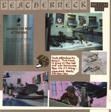 Marines Scrapbook Layout