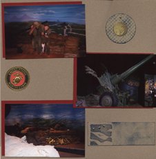 Marines Scrapbook Layout