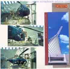 Marines Scrapbook Layout