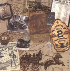 Firefighter Scrapbook Paper