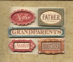 Heritage Scrapbook Stickers