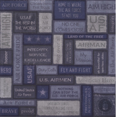 Air Force Scrapbook Paper