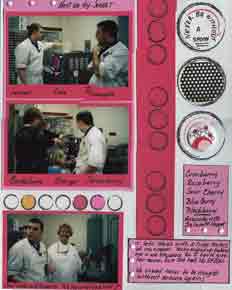 Recipe Scrapbook Layout