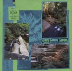 Table Rock State Park Scrapbook Layout
